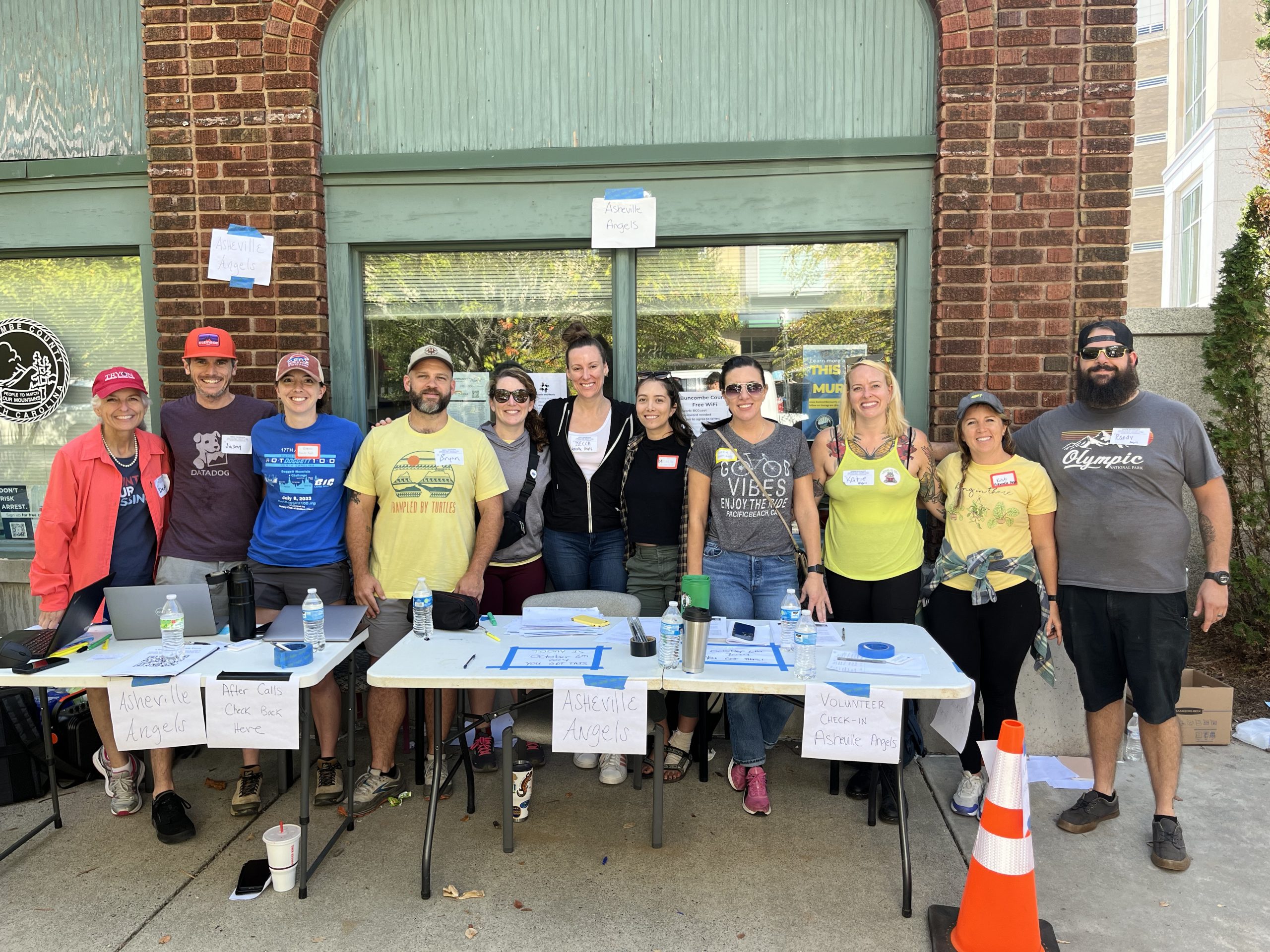 Asheville Angels leadership team at the Register of Deeds